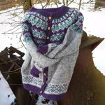 Jennifer - Retro Icelandic Cardigan — view 3