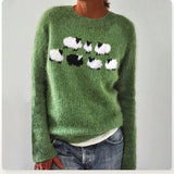 Jennifer - Retro Knitted Sweater — view 1