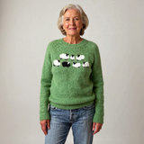 Jennifer - Retro Knitted Sweater — view 2
