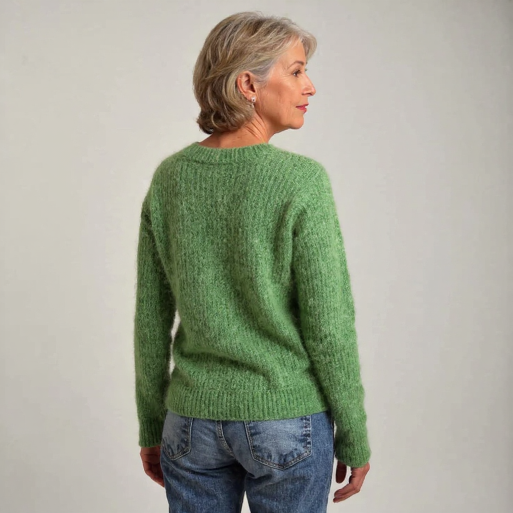 Jennifer - Retro Knitted Sweater — view 3