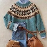 Jessica - chic retro knit sweater — view 1