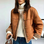 Jordan - Button Down Shearling Jacket — view 6