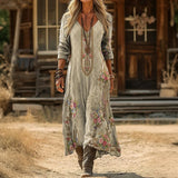 Josephine - retro inspired casual long sleeve dress — view 1