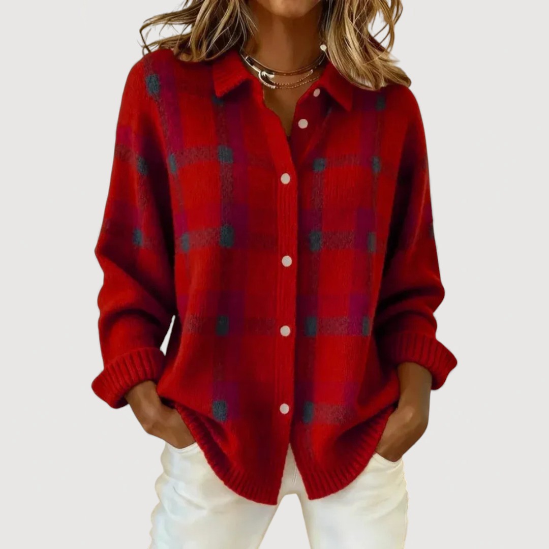 Josie - a cosy knit shirt for the comfort of cold days — view 7