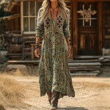 Josie - retro inspired casual long sleeve dress — view 1