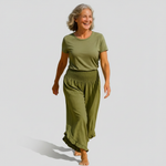 Josie - Cotton Linen Pants — view 3