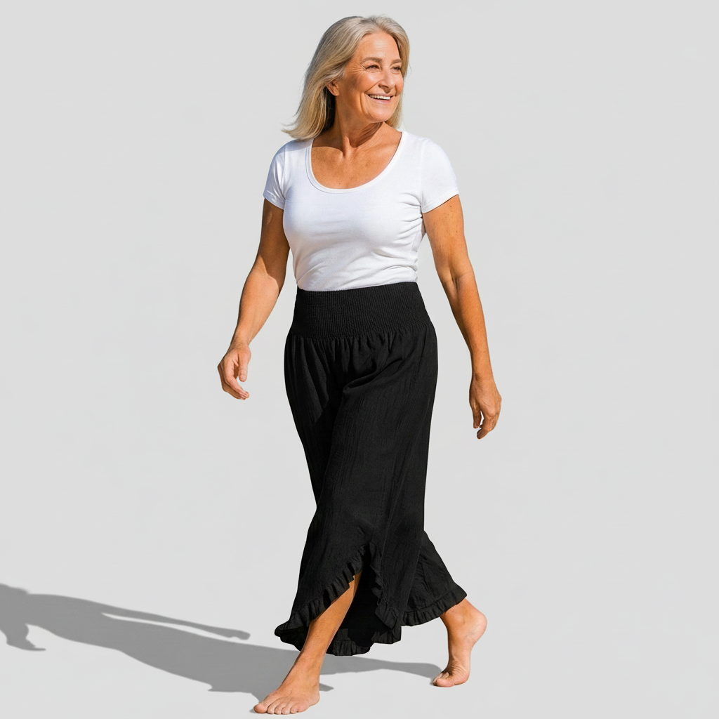 Josie - Cotton Linen Pants — view 5