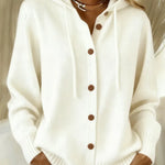 Judith - Hooded Button Front Cardigan — view 2