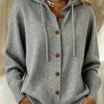 Judith - Hooded Button Front Cardigan — view 6