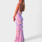 Julia - long dress with frills — view 1