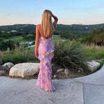 Julia - long dress with frills — view 2