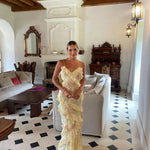 Julia - long dress with frills — view 4