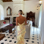 Julia - long dress with frills — view 5