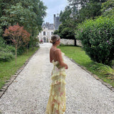 Julia - long dress with frills — view 6
