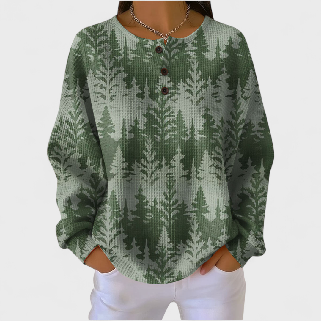 Julia - classic tree pattern sweater — view 1