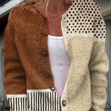 Julia - Retro Knitted Cardigan Sweater — view 1