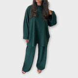 Julie - Plus Size Ribbed Set — view 1