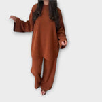 Julie - Plus Size Ribbed Set — view 3