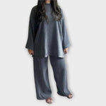 Julie - Plus Size Ribbed Set — view 4