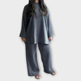 Julie - Plus Size Ribbed Set — view 4
