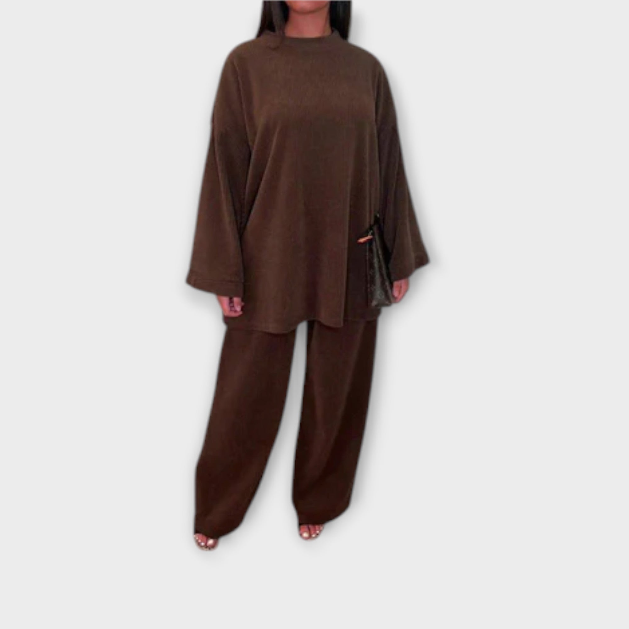 Julie - Plus Size Ribbed Set — view 5