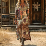 Juliette - retro inspired casual long sleeve dress — view 1