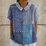 Juliette - blouse with patchwork pattern — view 1