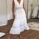 Juniper - lace dress with v-neckline — view 2