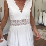 Juniper - lace dress with v-neckline — view 4