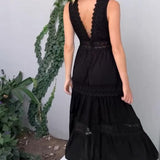 Juniper - lace dress with v-neckline — view 12
