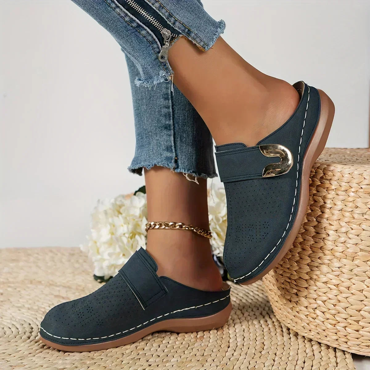 Juniper - a stylish supportive full-sole sandal — view 8