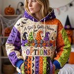 Hoodie - Halloween witch motifs — view 1
