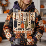 Hoodie - Halloween witch motifs — view 1