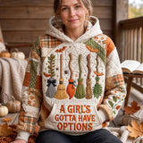 Hoodie - Halloween witch motifs — view 1