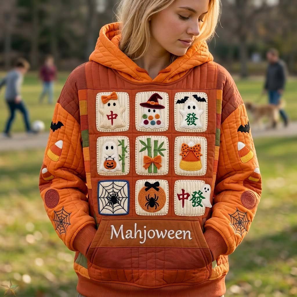 Hoodie - Halloween game motifs — view 1
