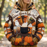 Hoodie - cosy autumn motifs — view 1