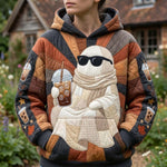 Hoodie - cosy autumn motifs — view 1