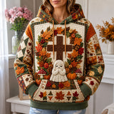 Hoodie - Praying Spirit and Cross — view 1