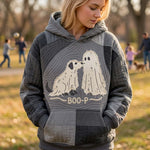 Hoodie - Playful ghost dog — view 1