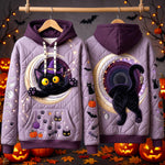 Hoodie - Spooky Cat in the Moonlight — view 1