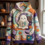 Hoodie - Bookworm Ghost — view 1