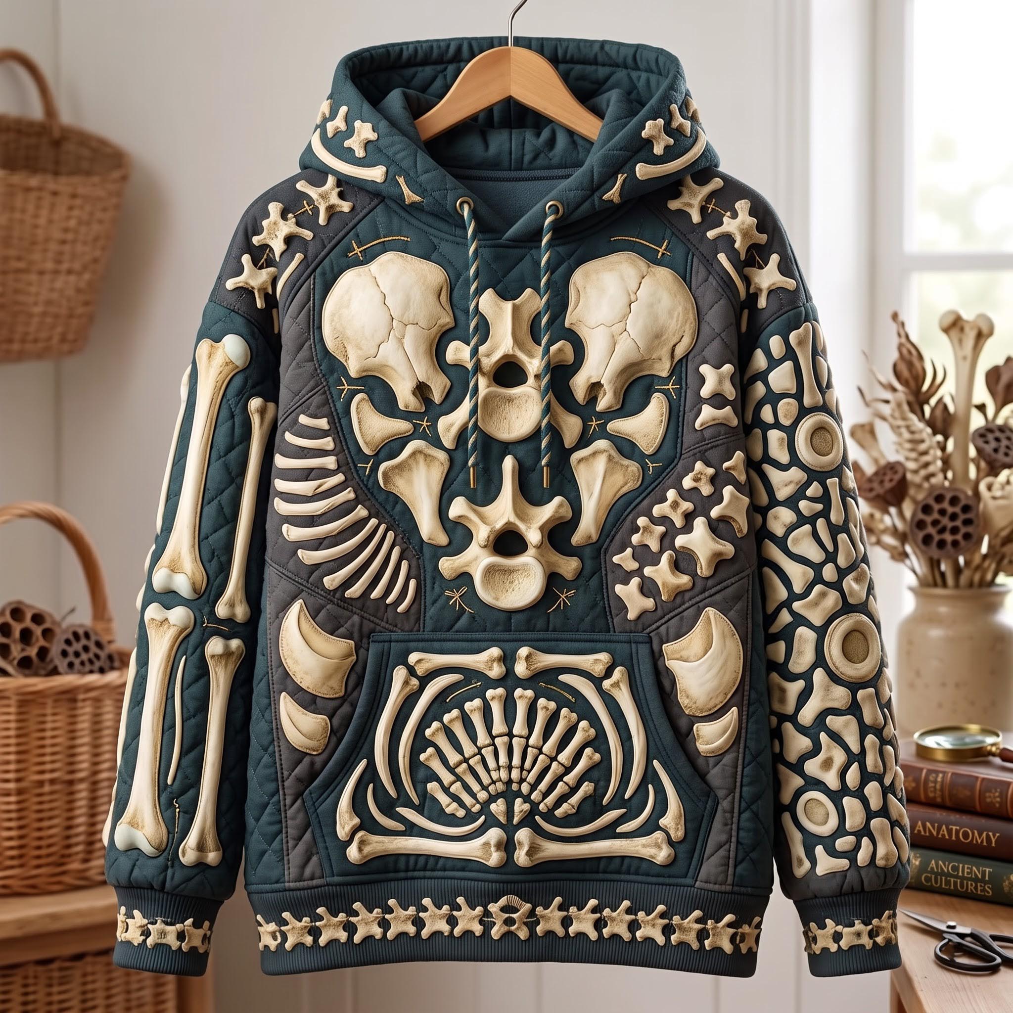 Hoodie - Skull and Bones — view 1