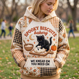 Hoodie - Cat on an autumn night — view 1