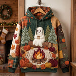 Hoodie - Autumn ghost pattern — view 1