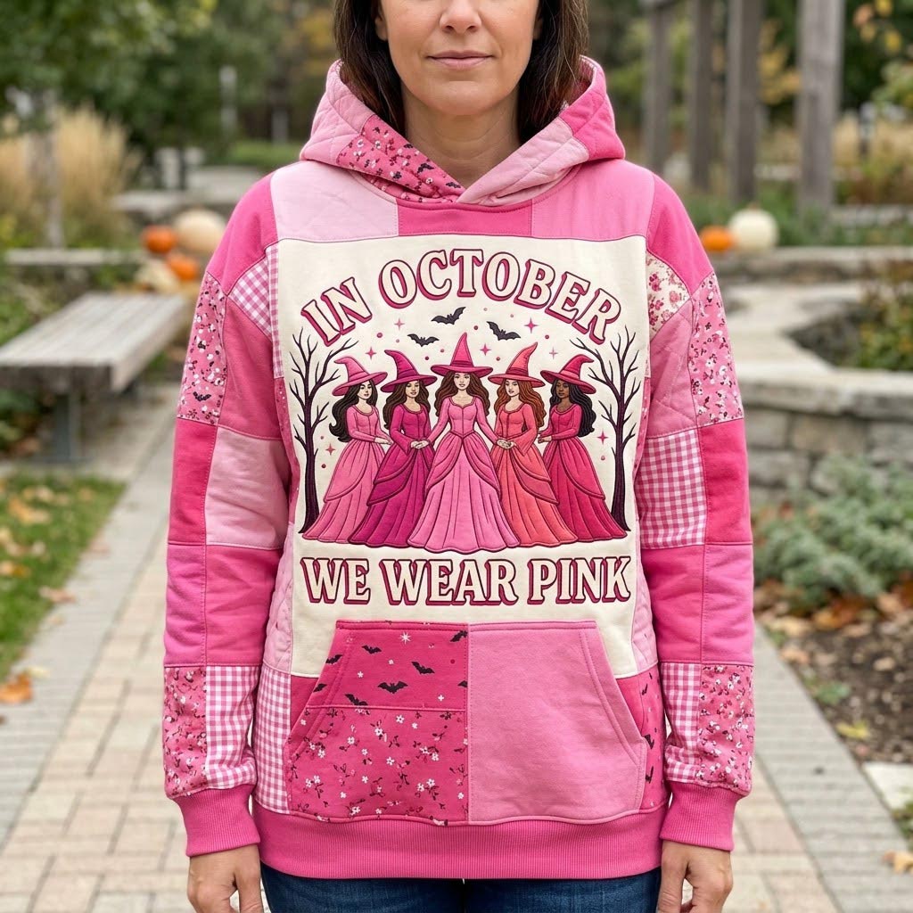 Hoodie - Pink October Magic — view 1