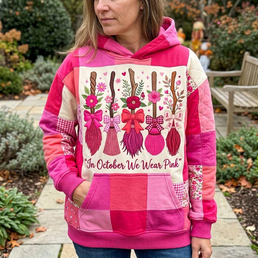 Hoodie - Pink October Magic — view 1
