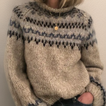 Karen - Retro Knitted Sweater — view 1