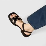 Kate - sophisticated flat sandal — view 2