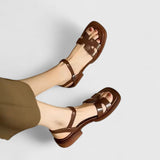 Kate - sophisticated flat sandal — view 3