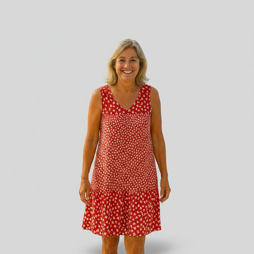 Kate - midi dress with an easy fit — view 1